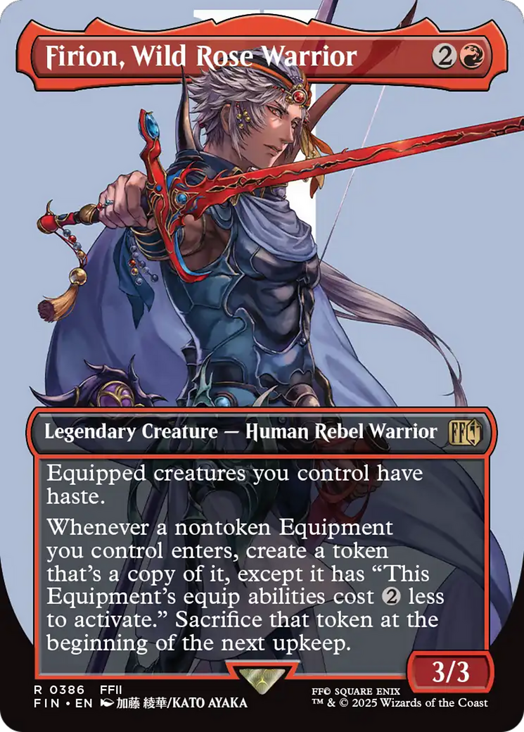 Firion, guerrier de la rose sauvage (sans bordure) [FINAL FANTASY]
