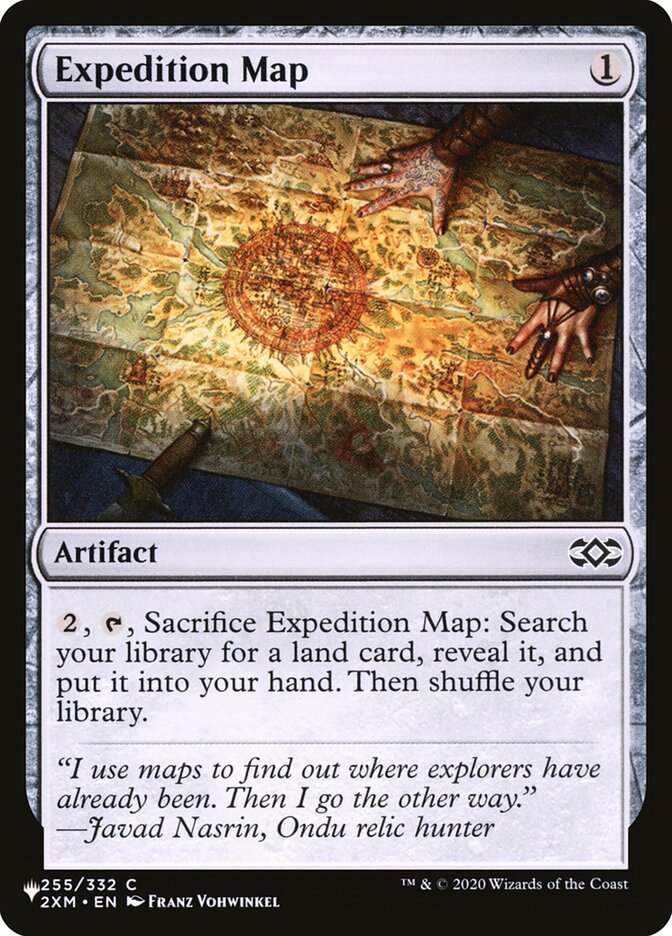 Carte d'expédition [La liste]