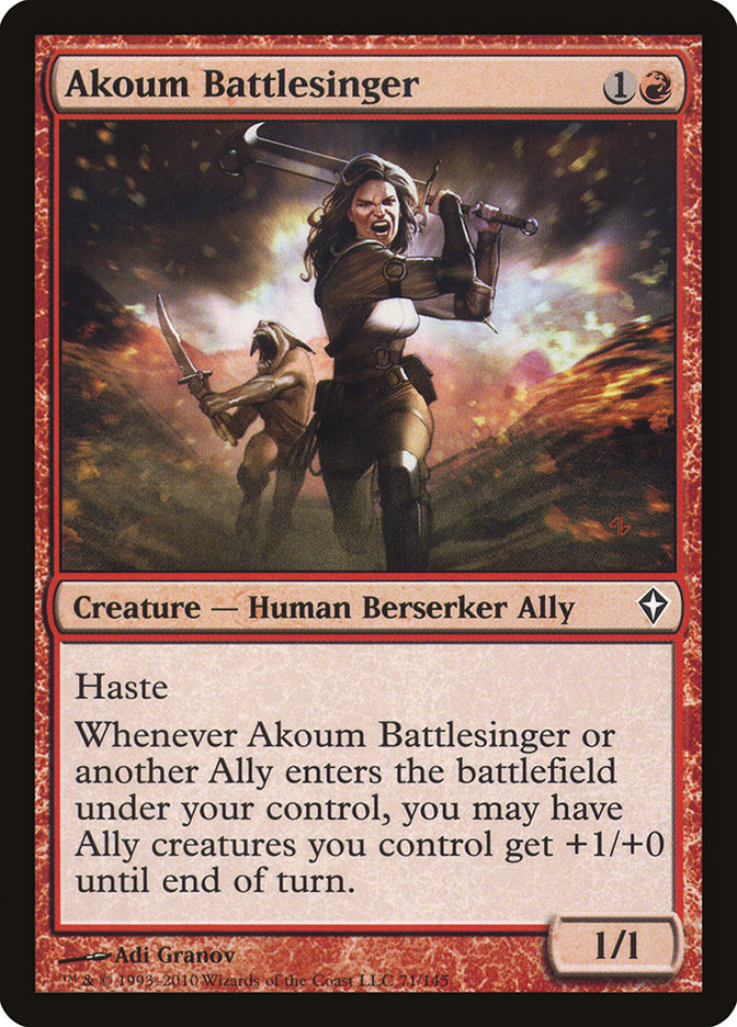 Barde de bataille akoum [Worldwake]