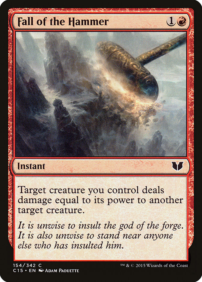 Chute du marteau [Commander 2015]