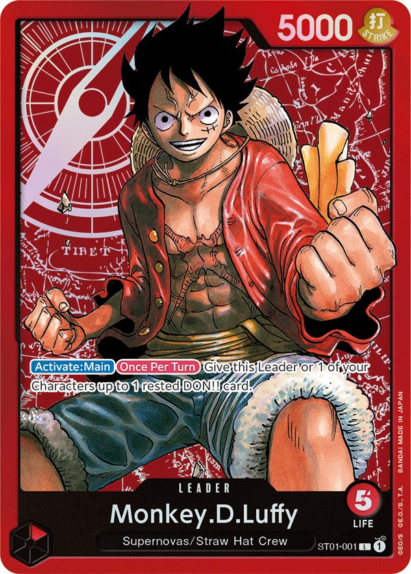 Monkey.D.Luffy (001) [Baraja de Inicio: Sombrero de Paja]