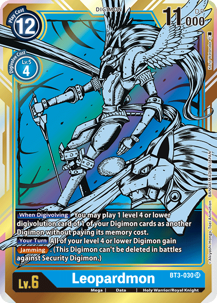 Leopardmon [BT3-030] (Arte Alternativo) [Lanzamiento de Booster Especial Ver.1.0]