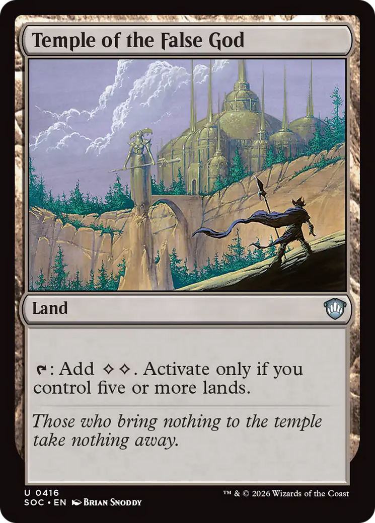 Temple du faux dieu [Secrets de Strixhaven Commander]
