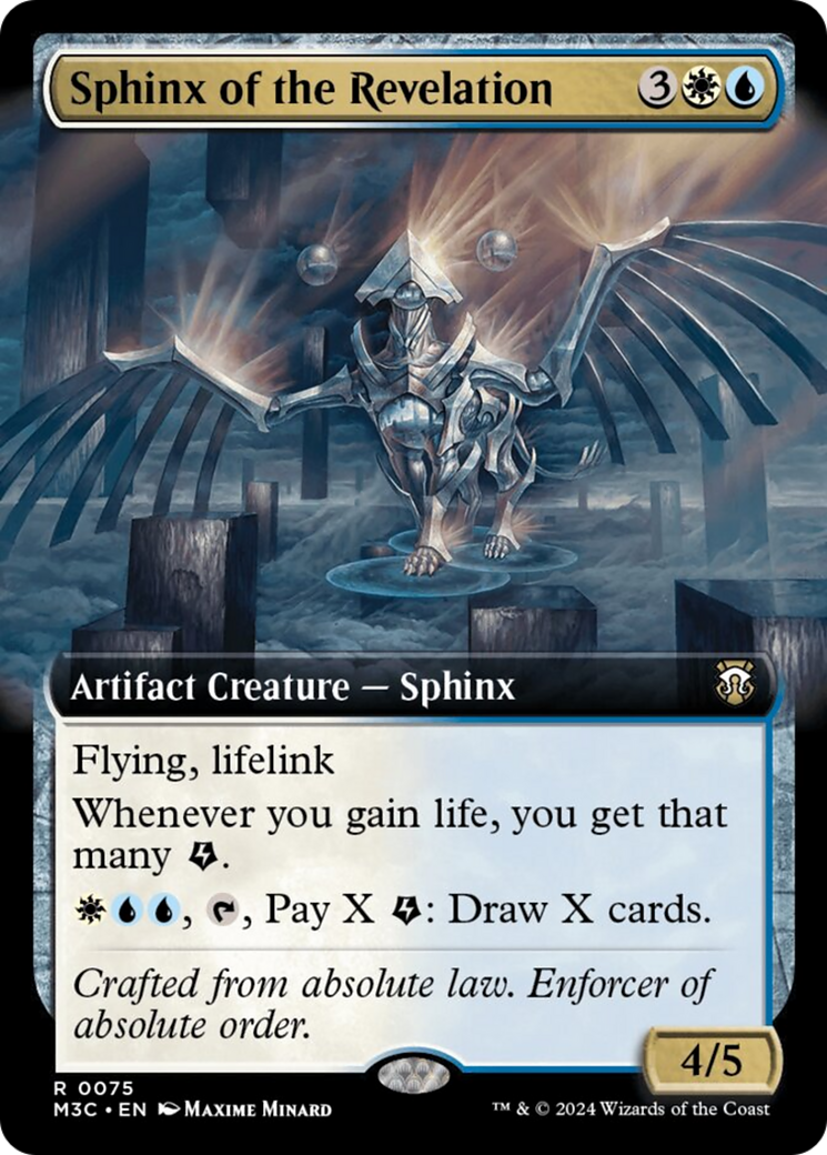 Esfinge de la Revelación (Arte extendido) [Modern Horizons 3 Commander]