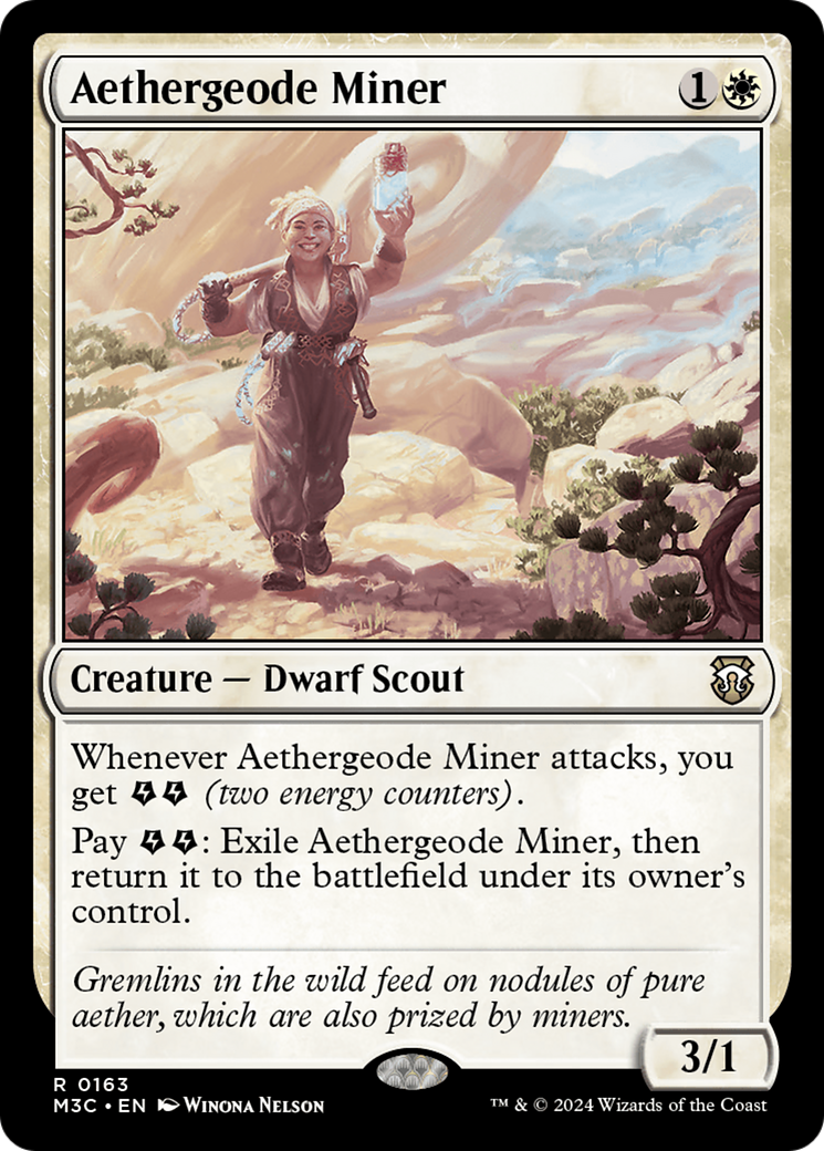 Mineur de géode éthérique [Modern Horizons 3 Commander]