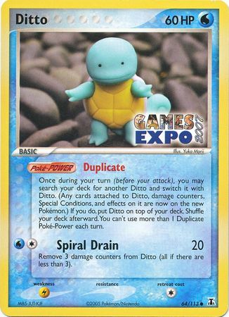 Métamorph (64/113) (Exclusivité Games Expo) [EX: Espèces Delta]
