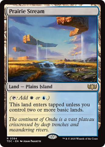 Torrente de la Pradera [Tarkir: Commander Dracostorm]