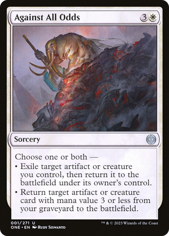 Contra viento y marea [Phyrexia: Todo será uno]