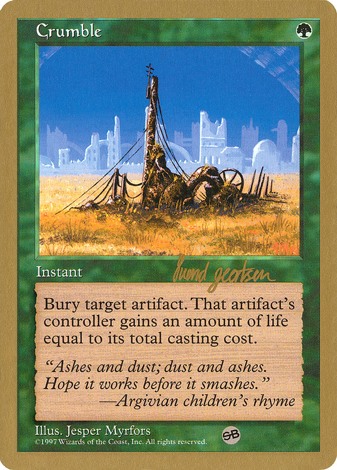 Effondrement (Svend Geertsen) (SB) [World Championship Decks 1997]