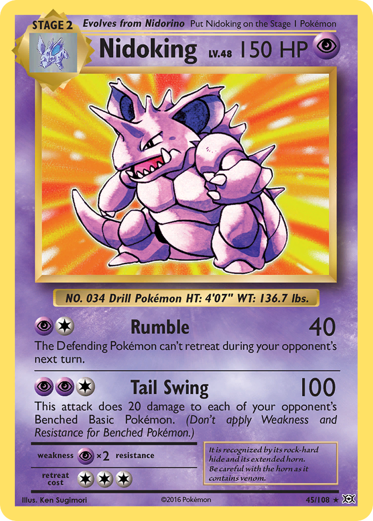 Nidoking (45/108) [XY: Évolutions]
