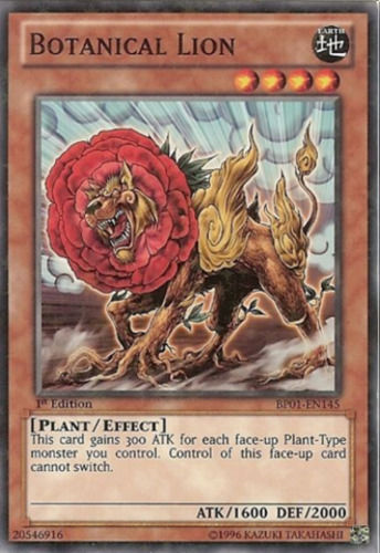 Lion Botanique [BP01-FR145] Starfoil Rare