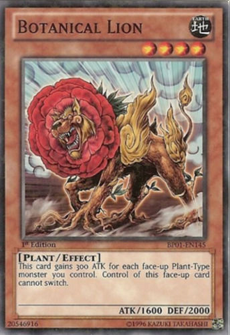 Lion Botanique [BP01-FR145] Starfoil Rare