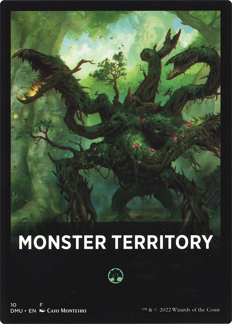 Carte de thème de territoire de monstre [Jetons Dominaria Uni]