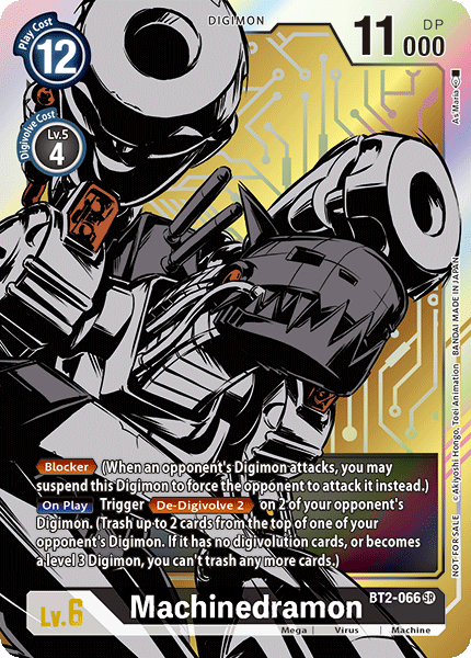 Machinedramon [BT2-066] (Arte alternativo) [Lanzamiento de Booster Especial Ver.1.0]