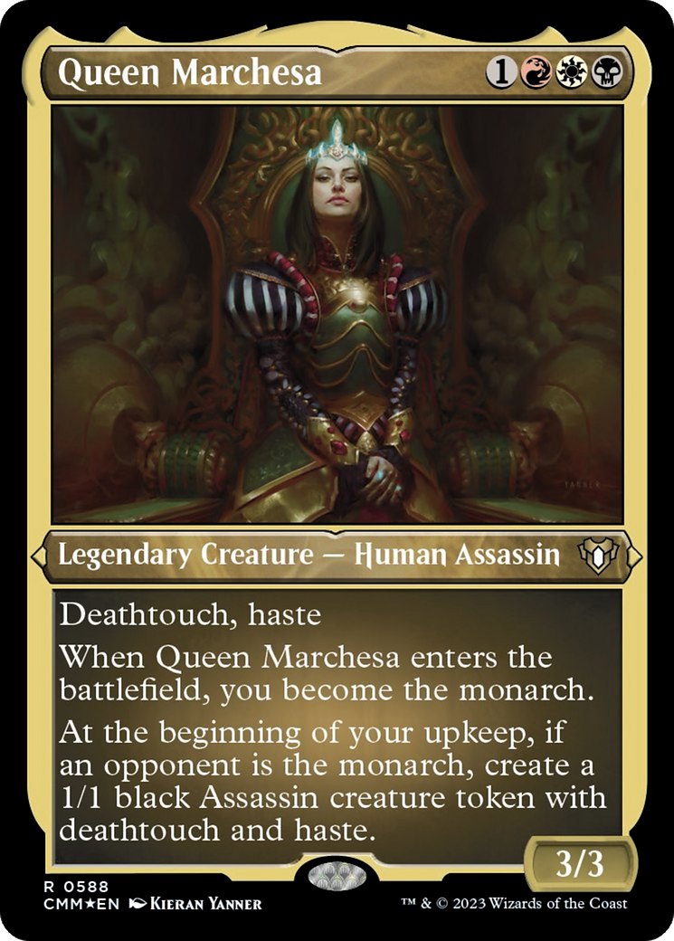 Marchesa, la reine des fardeaux (gravure à l'acide) [Commander Masters]