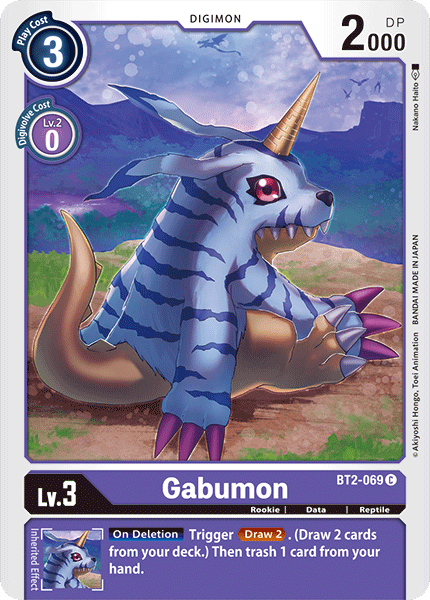 Gabumon [BT2-069] [Lanzamiento de un sobre especial ver. 1.0]