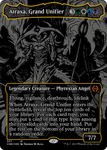 Atraxa, Grande unificatrice (Feuillet repoussé de la Marée noire) [Phyrexia : Tout sera un]