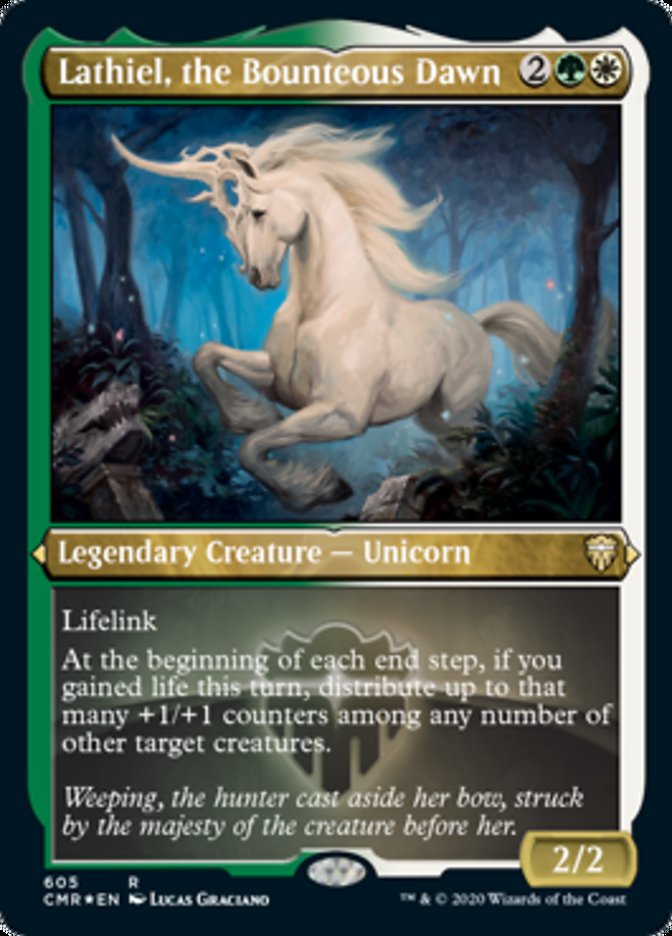 Lathiel, el Alba Generosa (Grabada) [Commander Legends]
