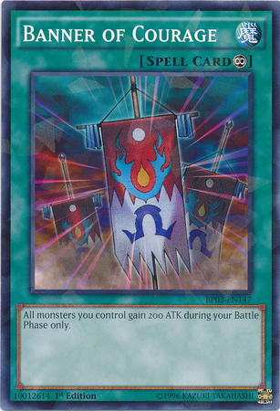 Bandera de Coraje [BP03-EN147] Rara Shatterfoil
