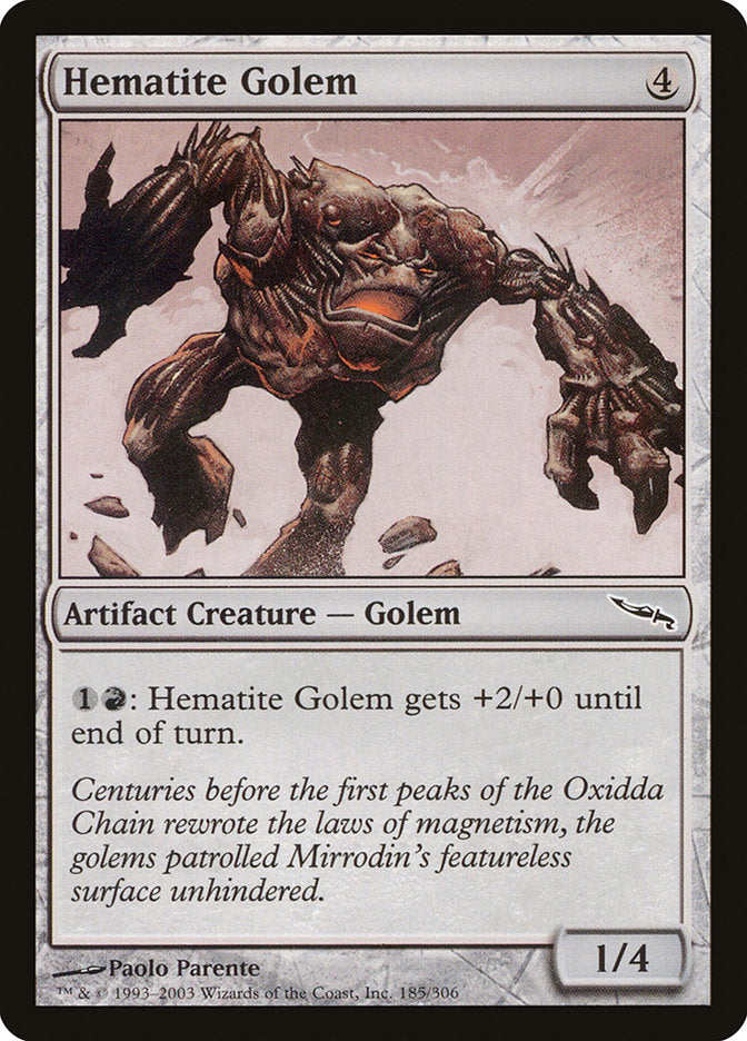Golem d'hématite [Mirrodin]