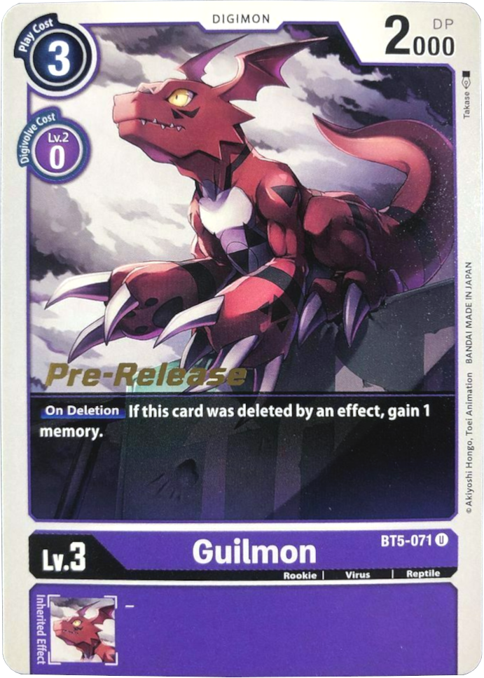 Guilmon [BT5-071] [Promos de Prelanzamiento de Battle of Omni]