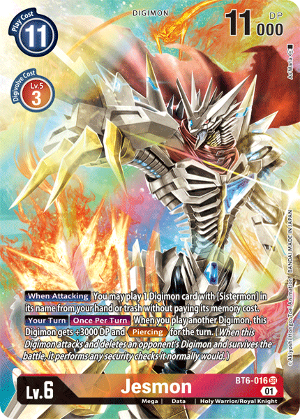 Jesmon (Arte Alternativo) [BT6-016] [Doble Diamante]