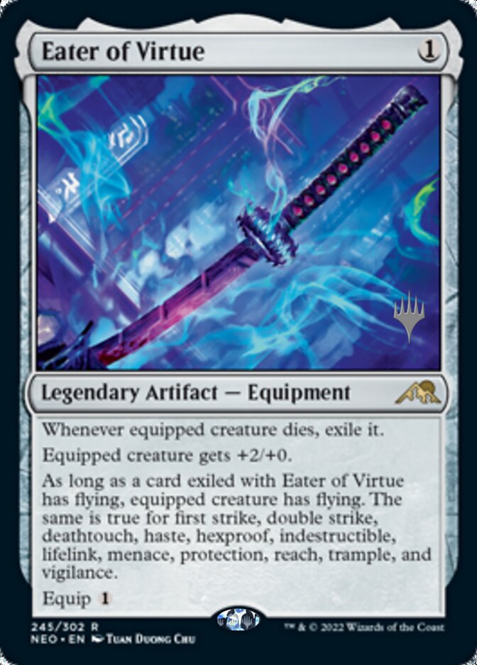 Mangevertu (Pack promo) [Kamigawa : La Dynastie néon Promos]