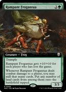 Frogantua déchaîné (Illustration étendue) (Feuille d'ondulation) [Modern Horizons 3 Commander]