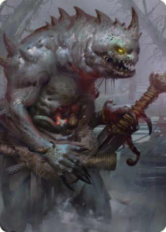 Carte d'art Slaad Gris [Commander Legends: Battle for Baldur's Gate Art Series]