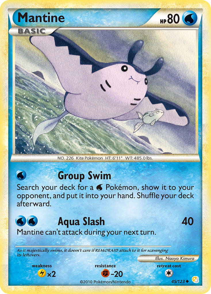 Mantine (45/123) [HeartGold & SoulSilver : Set de Base]