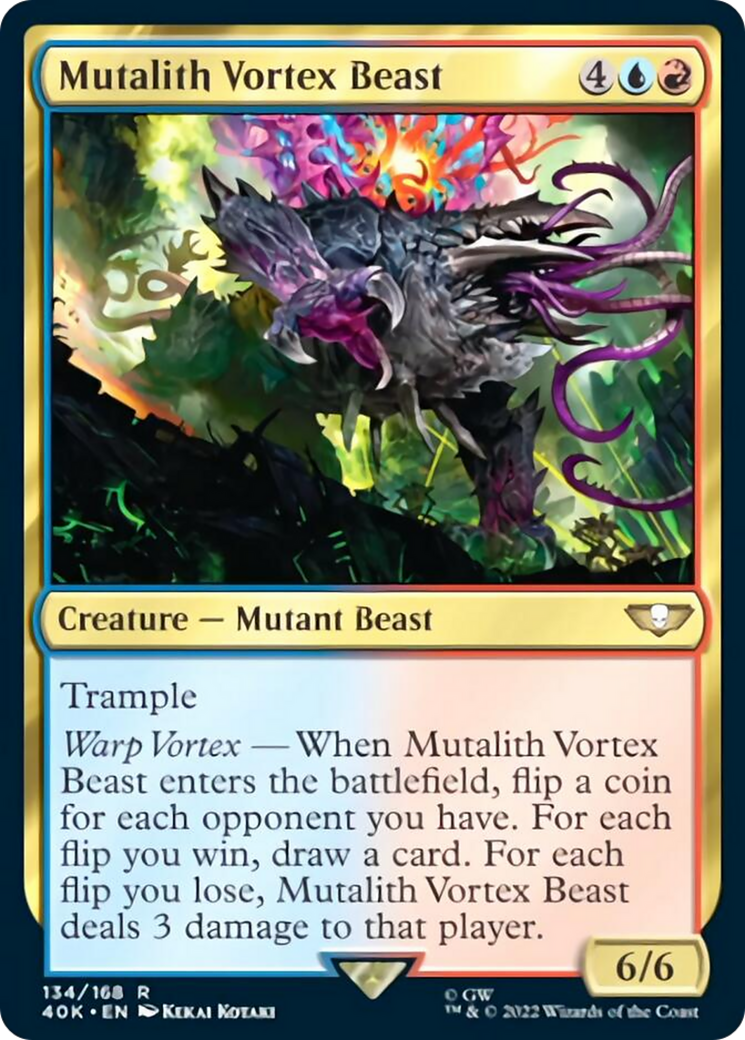Bête du Vortex Mutalithe (Feuilletée - Ondulée) [Warhammer 40,000]
