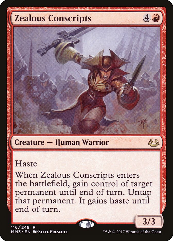 Conscriptos celosos [Modern Masters 2017]