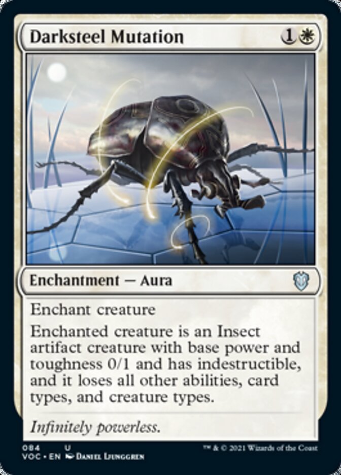 Mutación de acero oscuro [Innistrad: Voto Carmesí Commander]