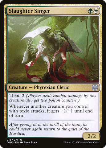 Cantante degollador [Phyrexia: All Will Be One]
