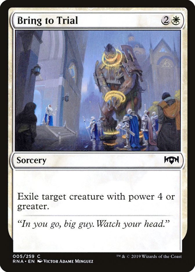 Traduire en justice [Allégeance de Ravnica]