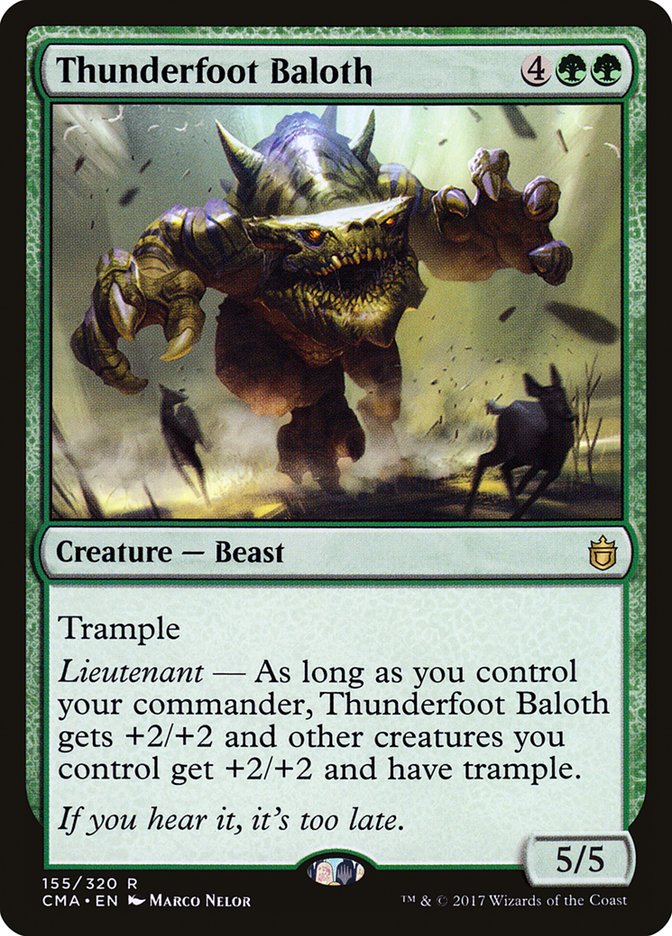 Baloth Pied-tonnerre [Commander Anthology]