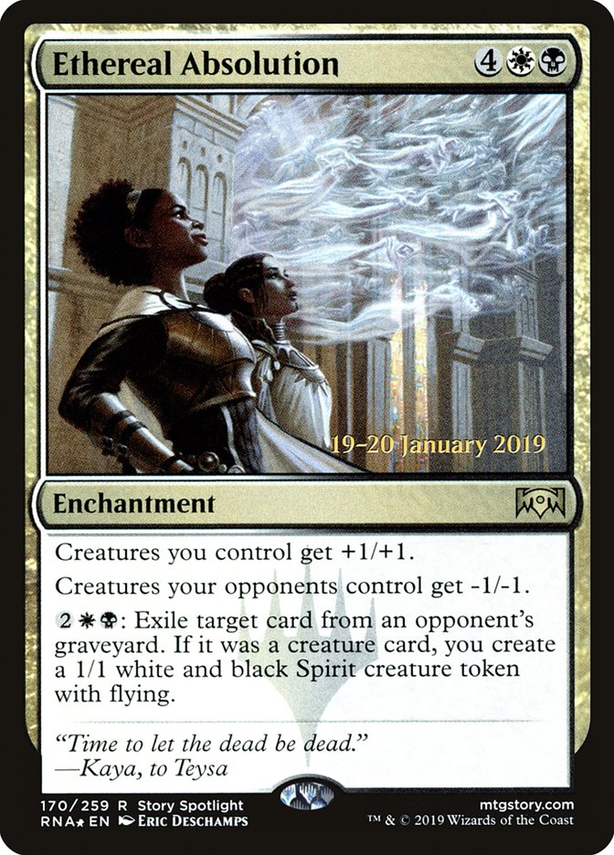 Absolution éthérée [Promos d'avant-première de l'Allégeance de Ravnica]