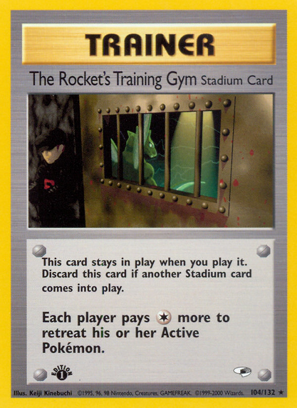 La Salle d'entraînement de la Team Rocket (104/132) [Gym Heroes 1re Édition]