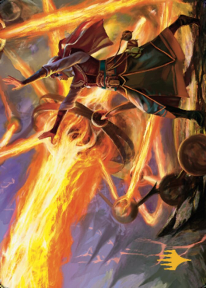 Carte artistique Amplificateur ghitou (signature estampée or) [Série artistique Dominaria Uni]