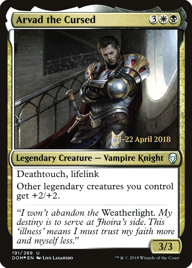Arvad el Maldito [Cartas promocionales de preestreno de Dominaria]