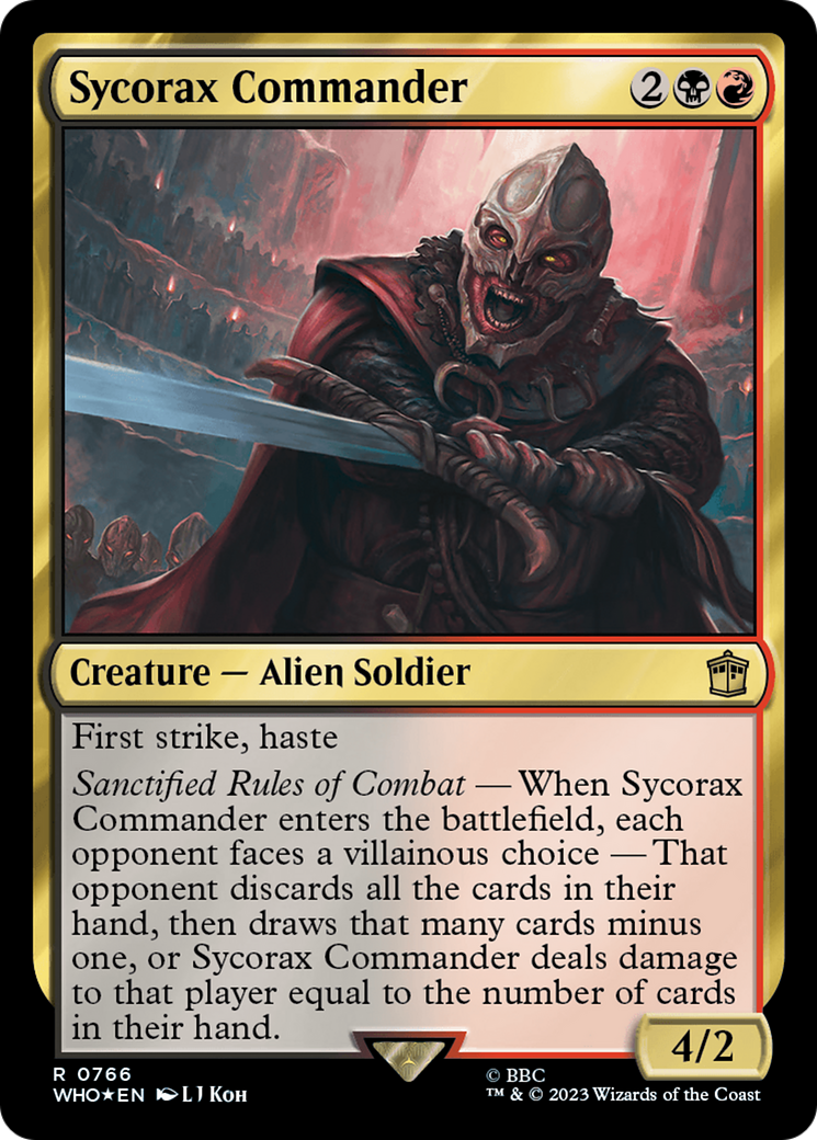 Commandant Sycorax (Surge Foil) [Doctor Who]