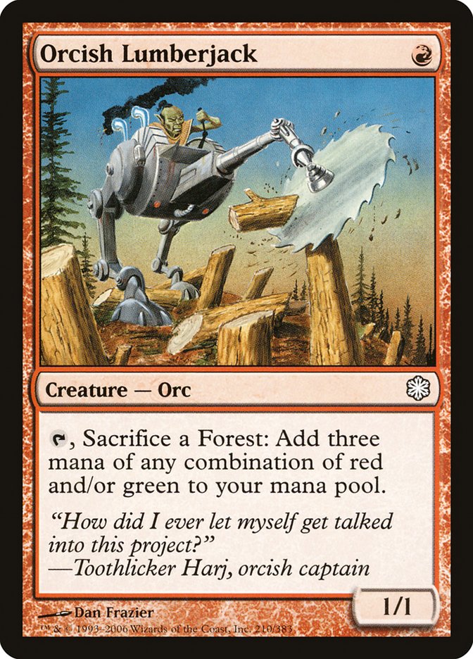 Bûcheron orque [Decks à thème de Coldsnap]