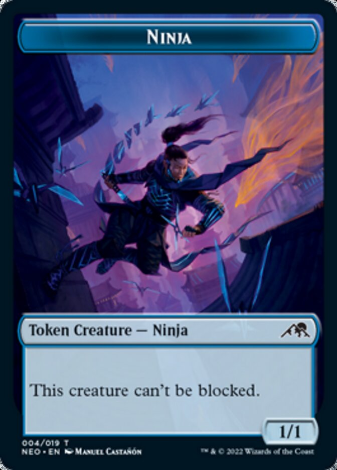 Jeton Ninja [Jetons Kamigawa : la dynastie néon]