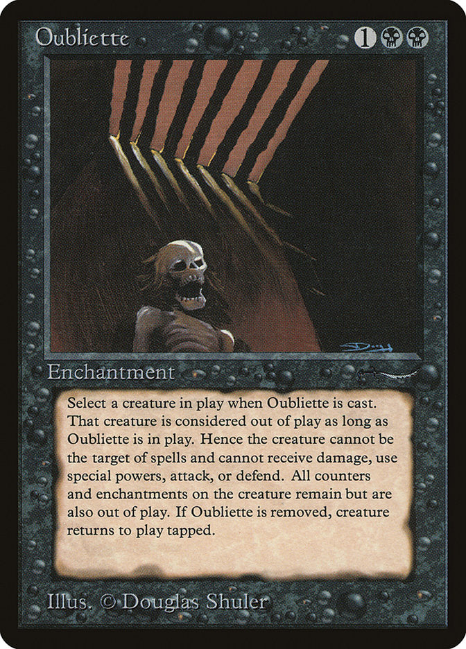 Oubliette (Faible coût de mana) [Arabian Nights]