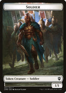 Ange // Soldat Jeton double face [Jetons Commander Legends]