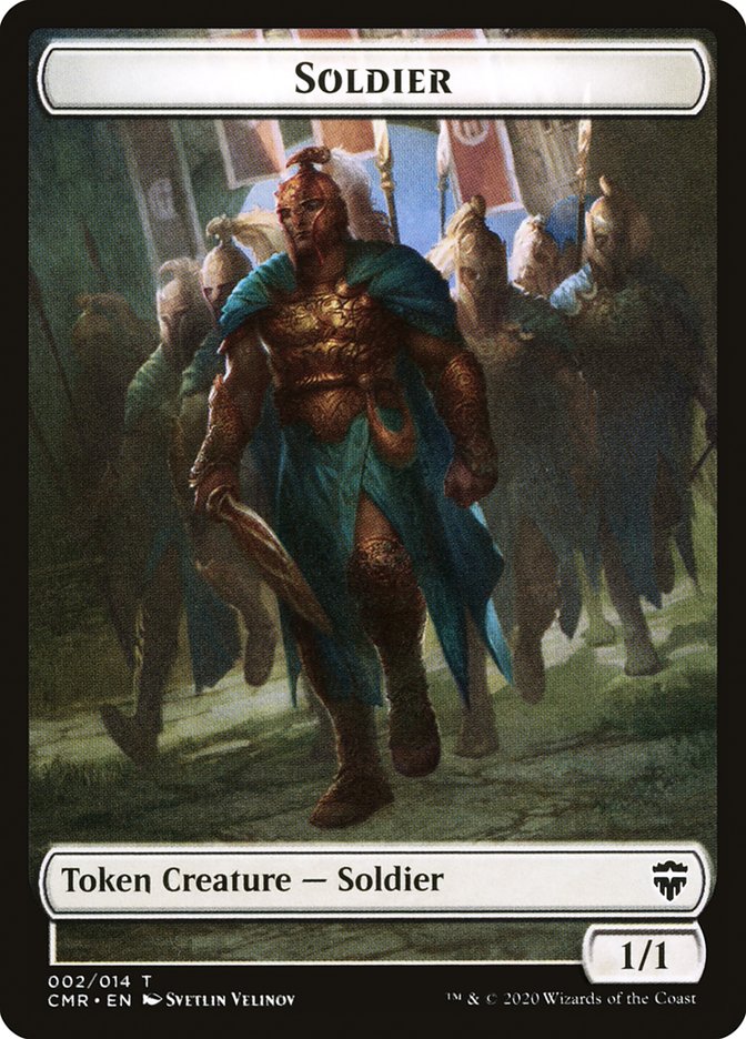 Soldat // Thrull Jeton recto-verso [Tokens Commander Legends]