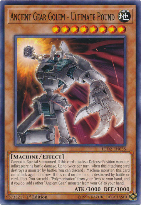 Golem de Engranajes Antiguos - Golpe Definitivo [LED2-SP035] Común