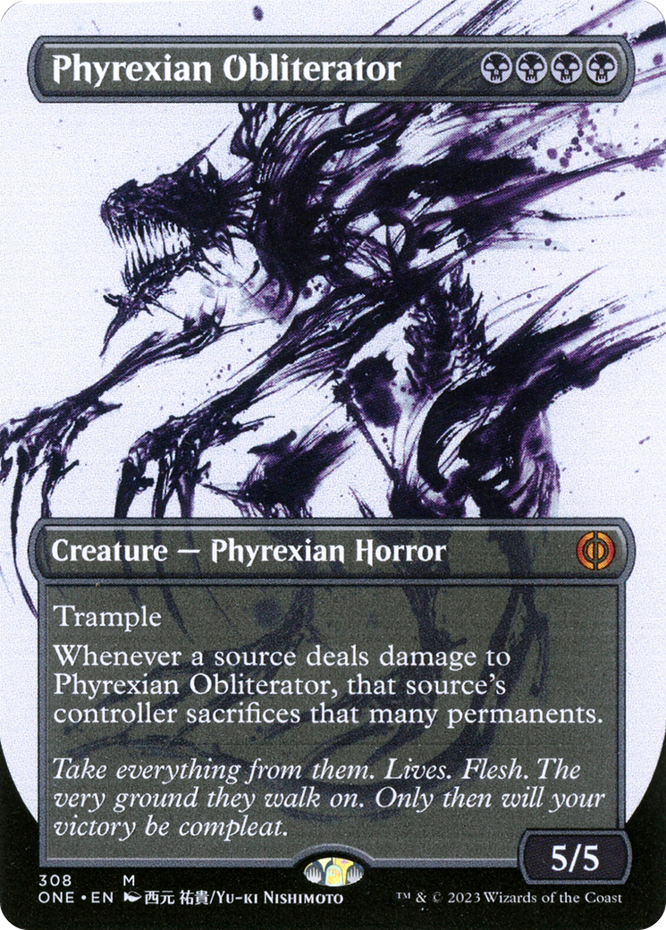 Obliterator Phyrexian (Ichore sans bordure) [Phyrexia : Tout sera un]