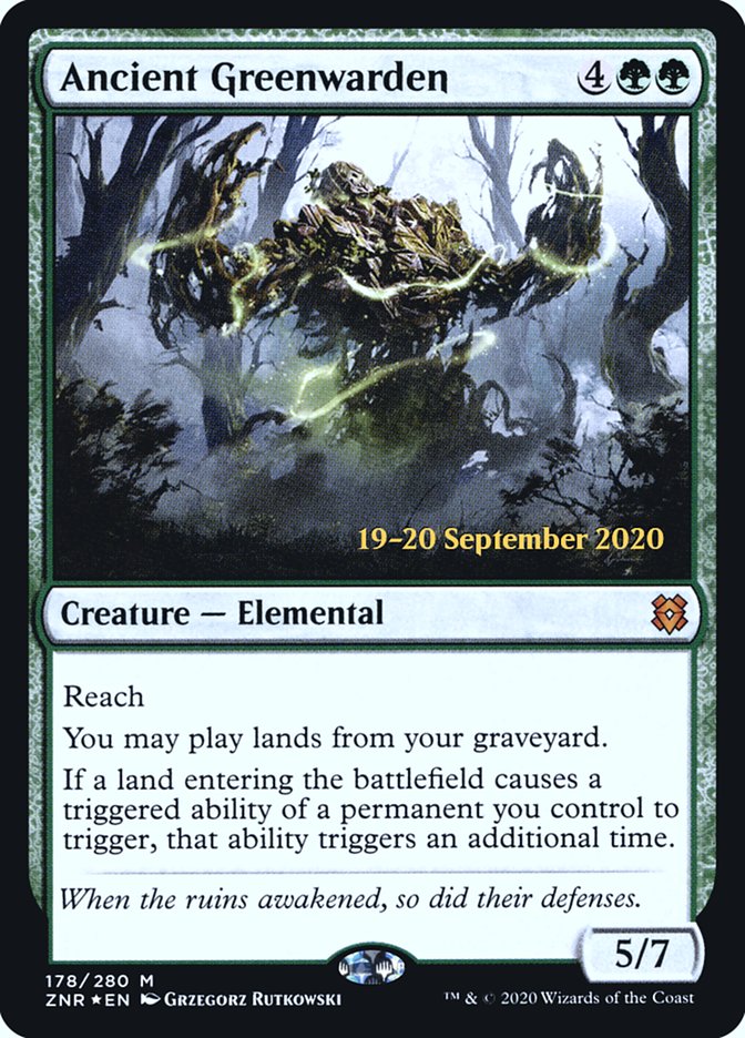Ancien gardecep [Promos Prerelease Zendikar Rising]
