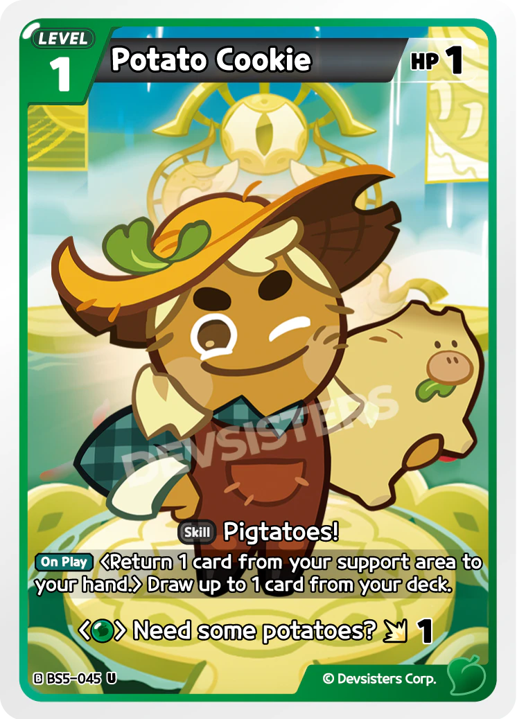 Image for Potato Cookie (BS5-045) (BS5) - CookieRun: Braverse TCG